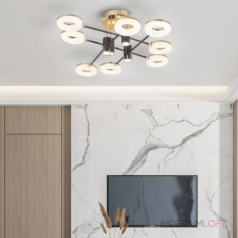 Светильник светодиодный Arte Milano Ferrara-71399 271399/8 BK/GD
