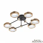 Светильник светодиодный Arte Milano Ferrara-71040 277999/6 BK/GD