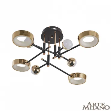 Светильник светодиодный Arte Milano Ferrara-73210 273299/8 BK/GD