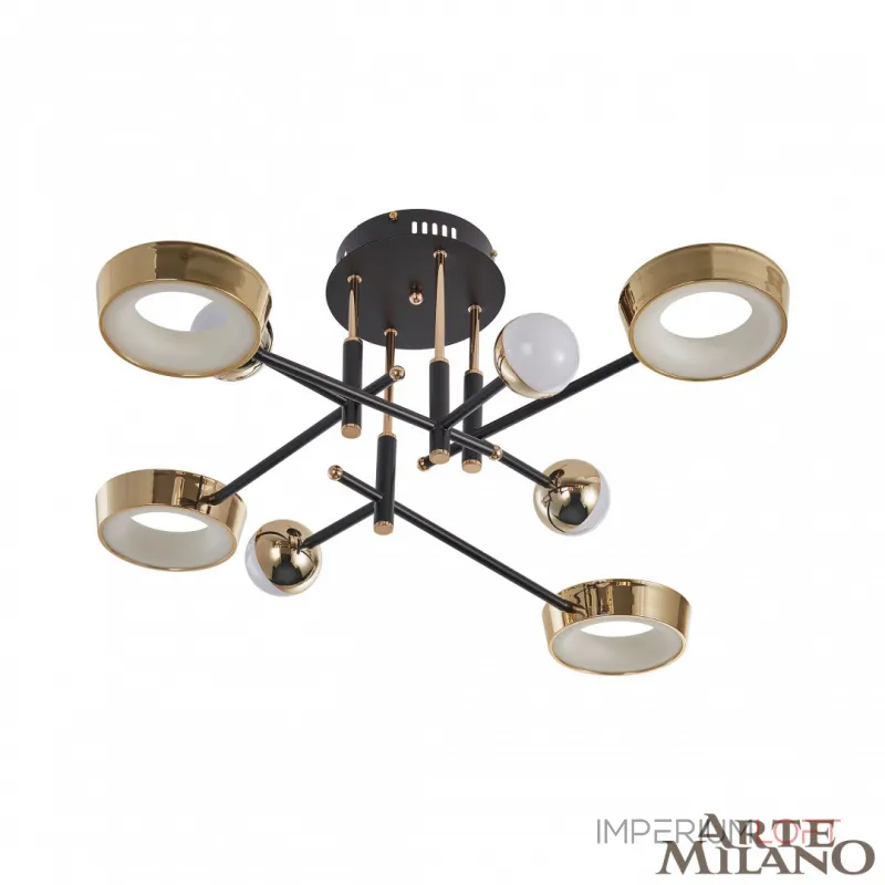 Светильник светодиодный Arte Milano Ferrara-73210 273299/8 BK/GD