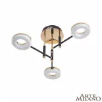 Потолочная люстра Arte Milano Ferrara-72999 272999/3 BK/GD