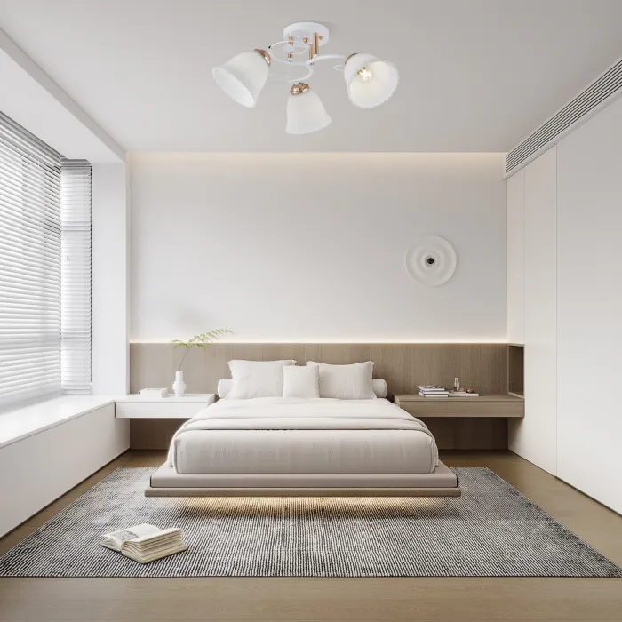 Люстра Arte Milano AMALFI-325395 325395/3A WH+FG от ImperiumLoft