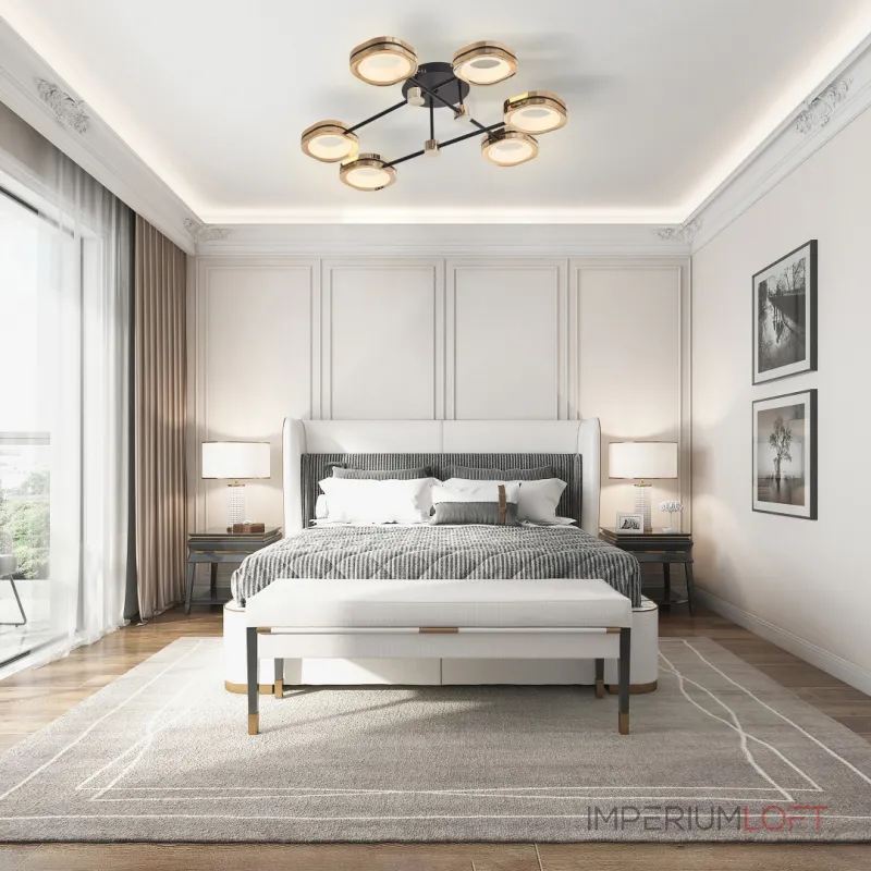 Светильник светодиодный Arte Milano Ferrara-71040 277999/6 BK/GD