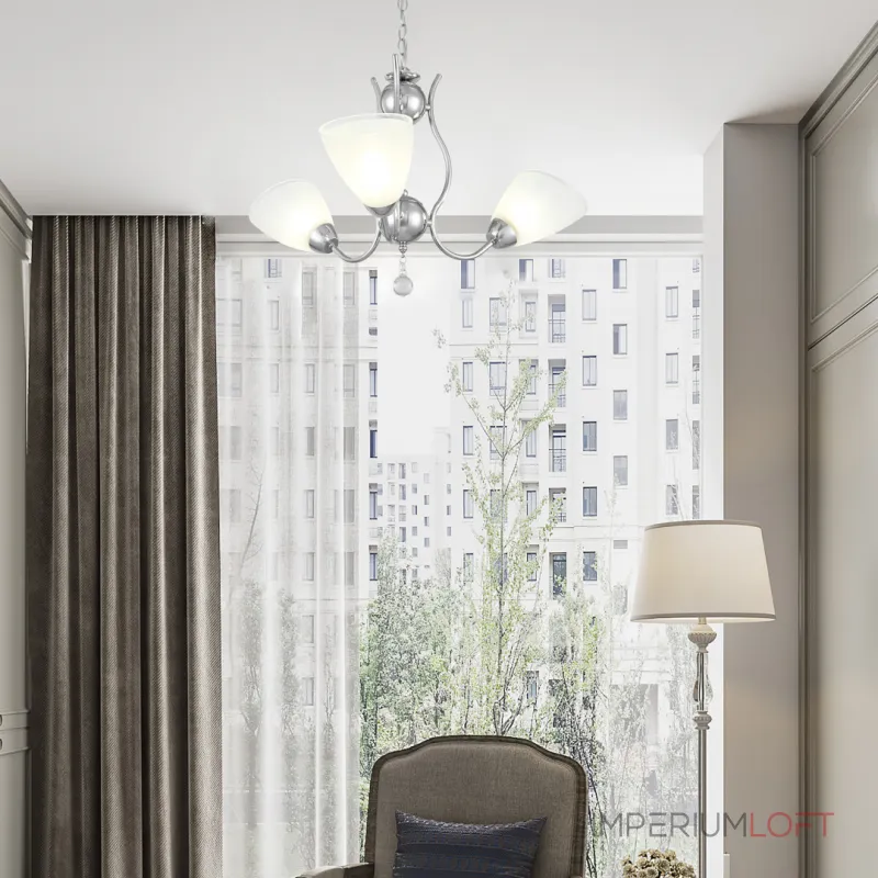 Подвесная люстра Arte Milano Amalfi-5816 335816/3 CR Подвесная люстра Arte Milano Amalfi-5816 335816/3 CR