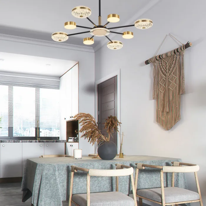 Люстра светодиодная Arte Milano Ferrara-72069 272069/8 BK/GD от ImperiumLoft