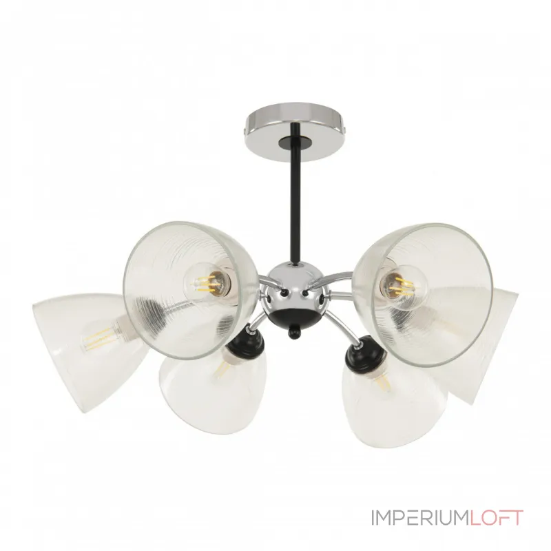 Потолочная люстра Arte Milano Napoli-329007 329007/3+3 CR.BK