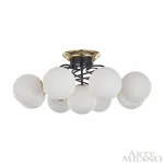 Потолочная люстра Arte Milano Neapolis-76408 276408/8+1 BK/GD