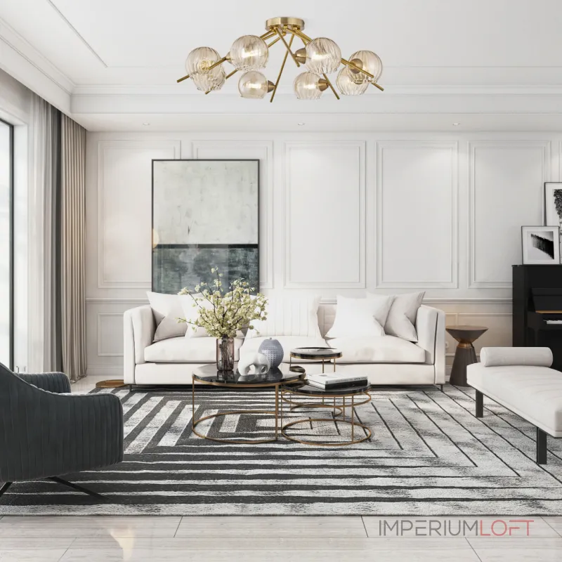 Потолочная люстра Arte Milano AMALFI-322307 322307/8 AB Потолочная люстра Arte Milano AMALFI-322307 322307/8 AB