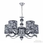 Люстра подвесная Arte Milano Florentia-4957 304957/5 Bk/Ni от ImperiumLoft