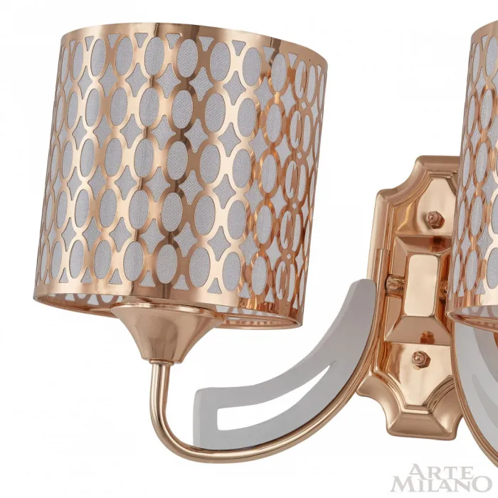Бра Arte Milano Florentia-3387 303387/2W Wh/Gd от ImperiumLoft