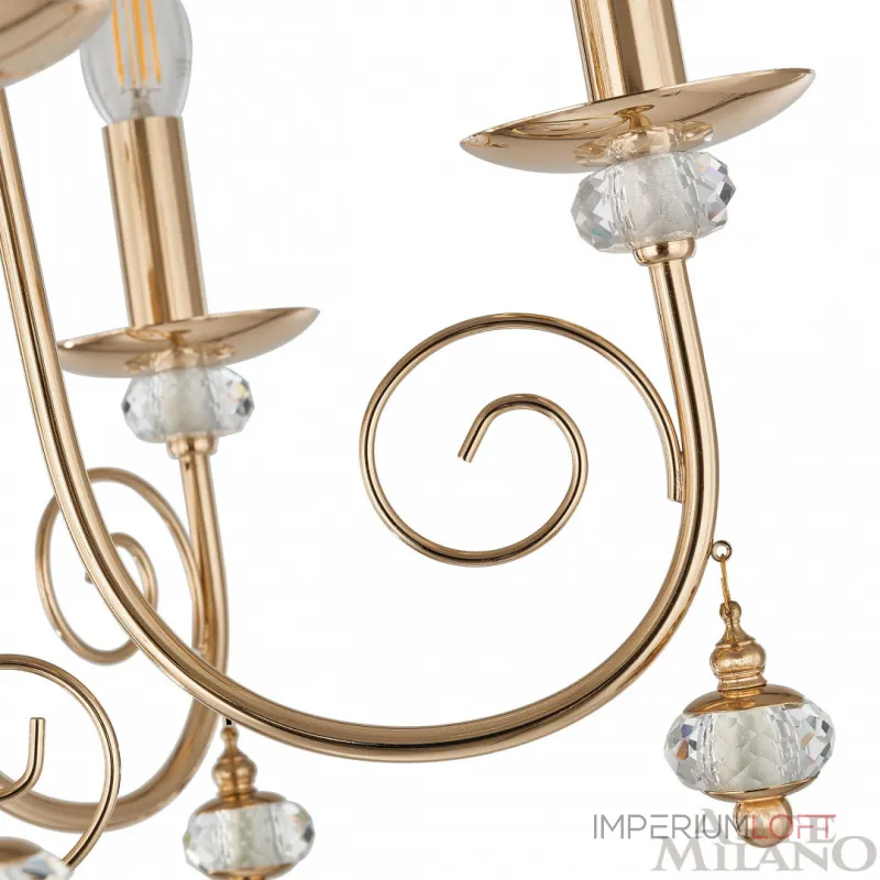 Подвесная люстра Arte Milano AM346109 346109/8 FGD Подвесная люстра Arte Milano AM346109 346109/8 FGD