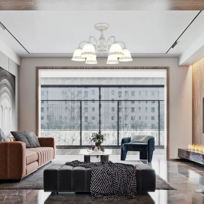 Люстра Arte Milano AM347410 347410/6 WT+G от ImperiumLoft