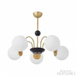 Люстра потолочная Arte Milano AM-Napoli 312066/D700/5 BS/BK от ImperiumLoft