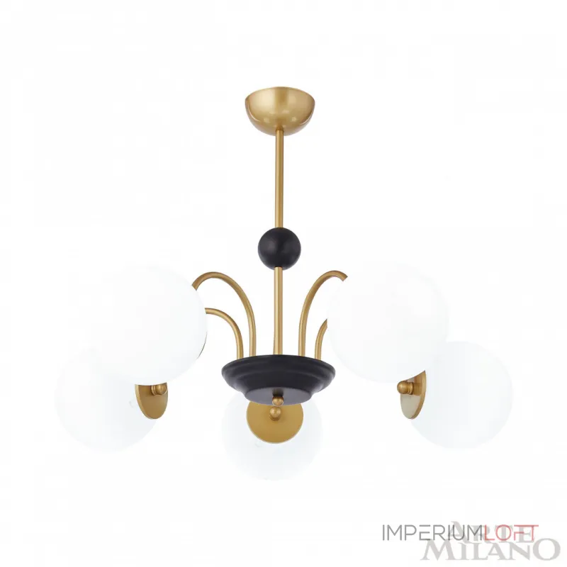 Люстра на штанге Arte Milano AM-Napoli 312066/D700/5 BS/BK