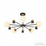 Люстра на штанге Arte Milano Ferrara-71040 274802/10 BK/GD