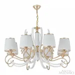 Подвесная люстра Arte Milano Florentia-3857 303857/8 Wh/Gd
