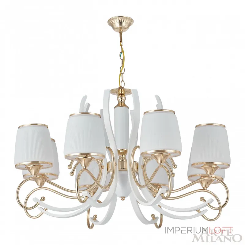 Подвесная люстра Arte Milano Florentia-3857 303857/8 Wh/Gd
