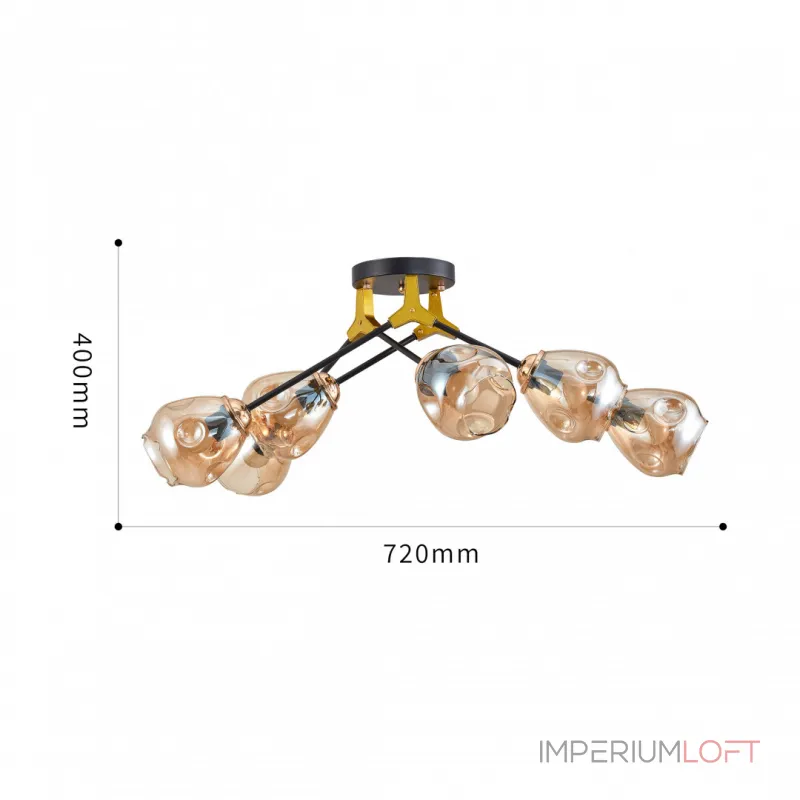 Потолочная люстра Arte Milano AMALFI 252588/6 Br Потолочная люстра Arte Milano AMALFI 252588/6 Br