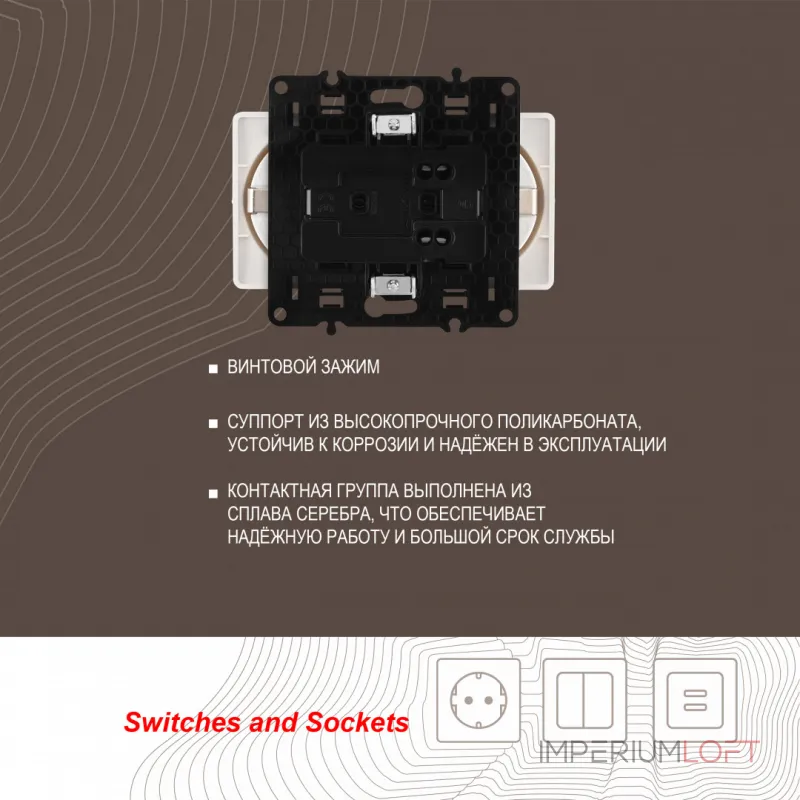 Розетка двойная с заземлением, 16A 250V 217.40-2.white