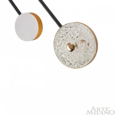 Бра светодиодный Arte Milano Ferrara-72069 279169/2B BK/GD от ImperiumLoft