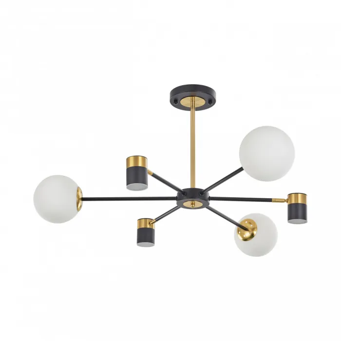 Люстра светодиодная Arte Milano Ferrara-71040 274802/6 BK/GD от ImperiumLoft