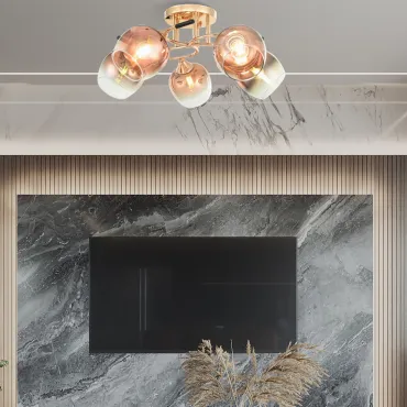 Люстра Arte Milano AMALFI-324985 324985/5 FG+BK от ImperiumLoft