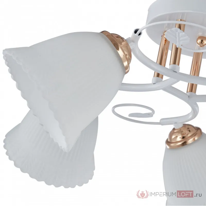 Люстра Arte Milano AMALFI-325395 325395/5A WH+FG от ImperiumLoft