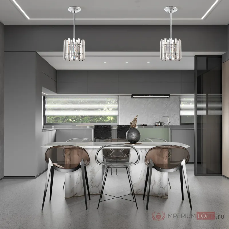 Люстра Arte Milano Sorrento-1409 371409/1/350/200 CR от ImperiumLoft