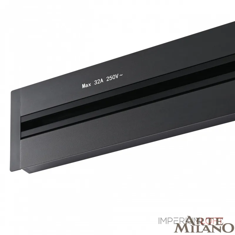 Встраиваемый шинопровод с выключателем, 25A 250V 385205TBB/50 Black