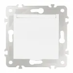 Розетка с заземлением, шторками и защитной крышкой, 16A 250V 203.41-1.white