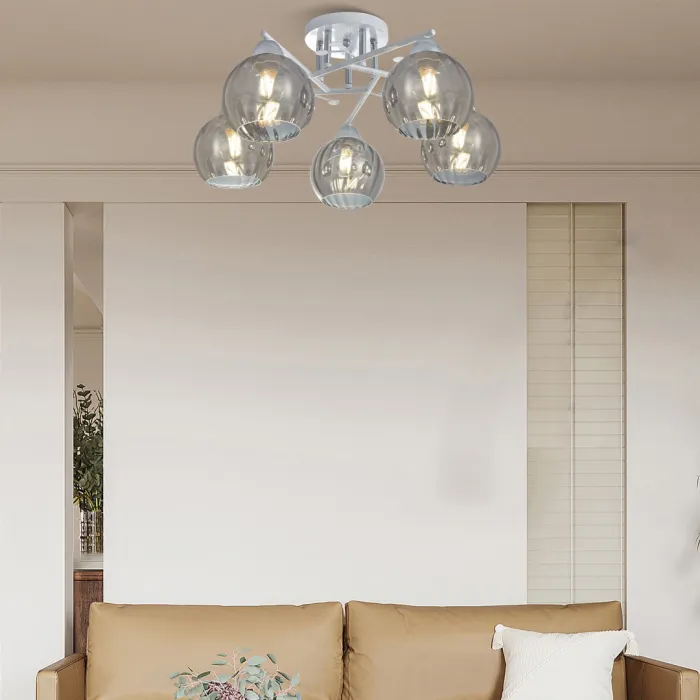 Люстра Arte Milano AMALFI-326508 326508/5 WH+CR от ImperiumLoft