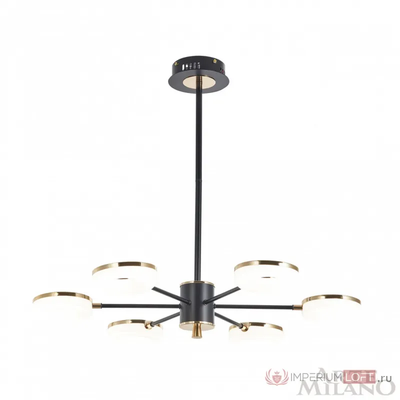 Люстра светодиодная Arte Milano Ferrara-72999 277499/6 BK/GD от ImperiumLoft