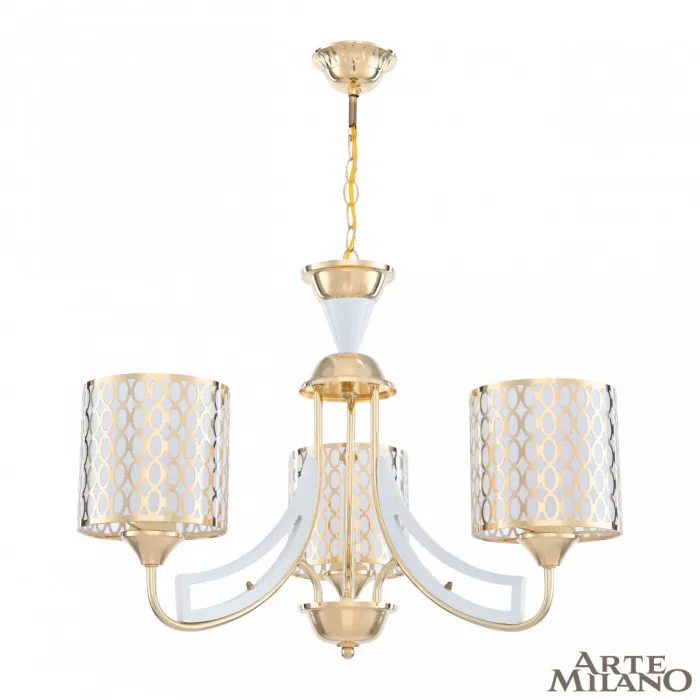 Люстра подвесная Arte Milano Florentia-3387 303387/3 Wh/Gd от ImperiumLoft