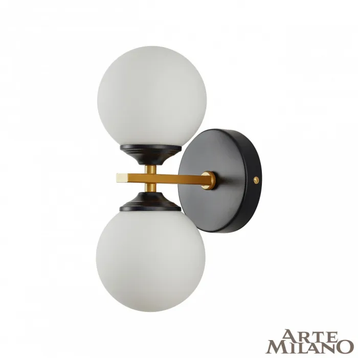 Бра Arte Milano Neapolis-71580 271580/2B BK/GD от ImperiumLoft