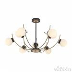 Люстра на штанге Arte Milano Neapolis-76169 276169/9 BK/GD