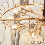 Подвесная люстра Arte Milano AM-99486 0608B.D550.H490.E14.12 G