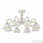 Потолочная люстра Arte Milano AM346410 346410/8 WT+G