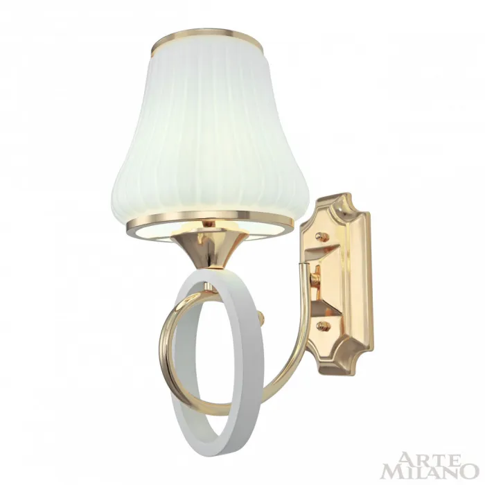 Бра Arte Milano Florentia-2387 302387/1W Wh/Gd от ImperiumLoft