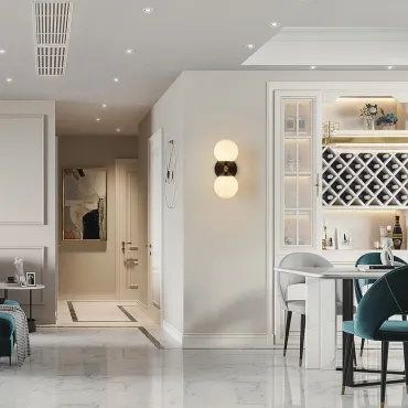 Бра Arte Milano Neapolis-71580 271580/2B BK/GD от ImperiumLoft