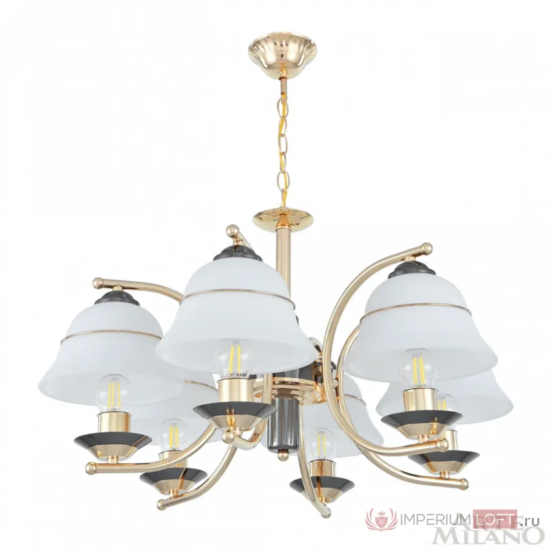 Люстра подвесная Arte Milano Florentia-1240 301240/6 Bk/Gd от ImperiumLoft
