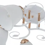Потолочная люстра Arte Milano AMALFI-325395 325395/5A WH+FG