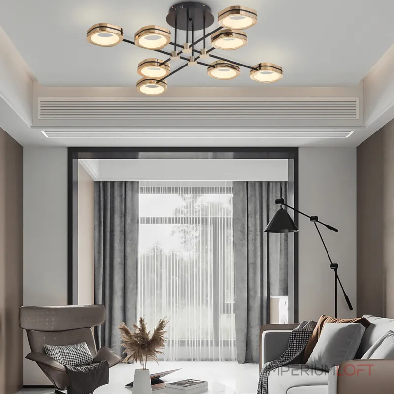 Светильник светодиодный Arte Milano Ferrara-71040 277999/8 BK/GD Светильник светодиодный Arte Milano Ferrara-71040 277999/8 BK/GD