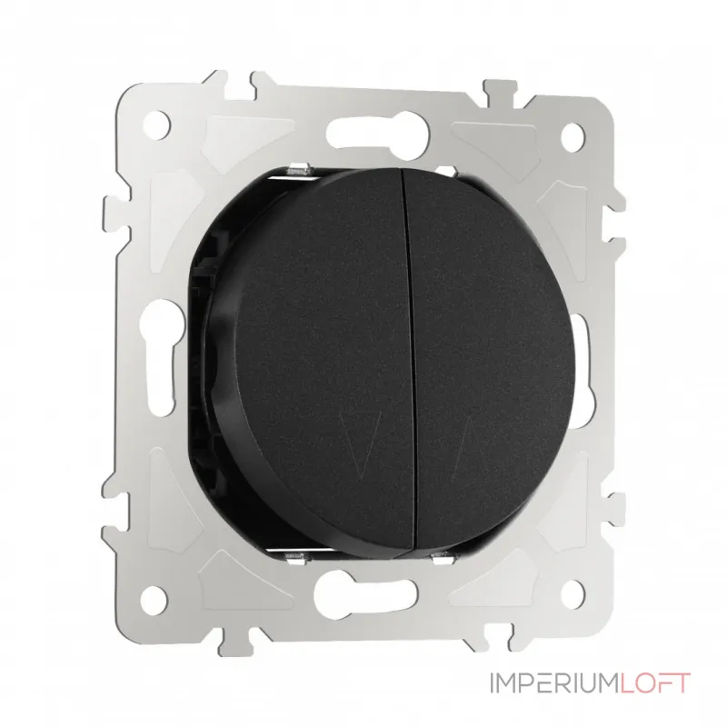 Выключатель жалюзи, 10A 250V 202.38-2.black от ImperiumLoft Выключатель жалюзи, 10A 250V 202.38-2.black от ImperiumLoft