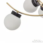 Люстра на штанге Arte Milano Neapolis-76169 276169/9 BK/GD