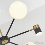 Люстра светодиодная Arte Milano Ferrara-71040 274802/6 BK/GD от ImperiumLoft
