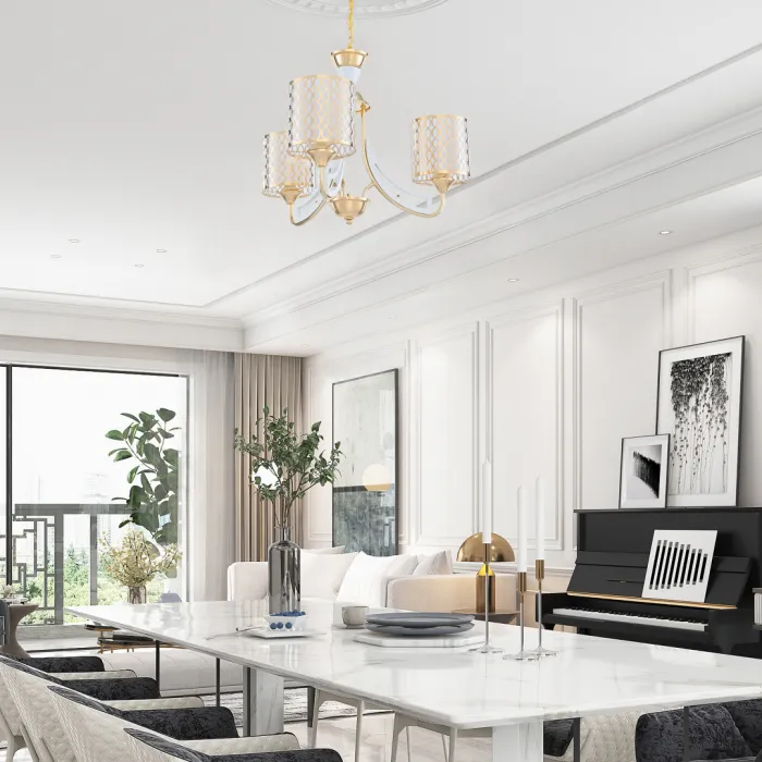 Люстра подвесная Arte Milano Florentia-3387 303387/3 Wh/Gd от ImperiumLoft