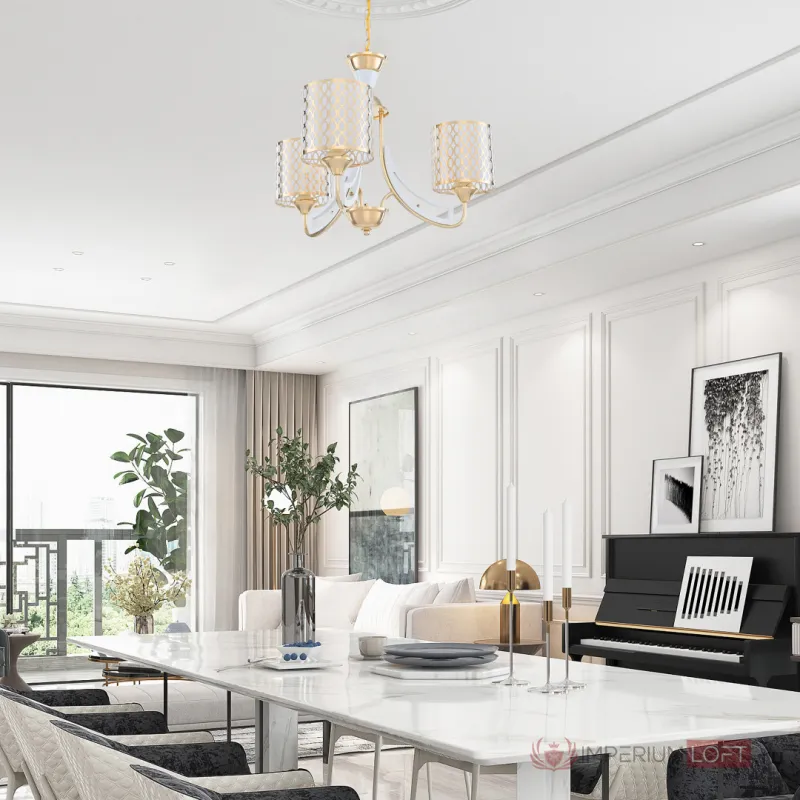 Люстра подвесная Arte Milano Florentia-3387 303387/3 Wh/Gd от ImperiumLoft