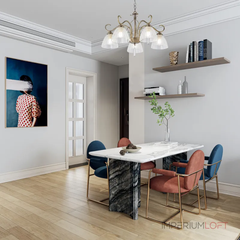 Подвесная люстра Arte Milano Amalfi-8656 338656/5 AB Подвесная люстра Arte Milano Amalfi-8656 338656/5 AB