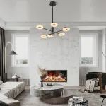 Люстра светодиодная Arte Milano Ferrara-72999 276699/6 BK/GD от ImperiumLoft