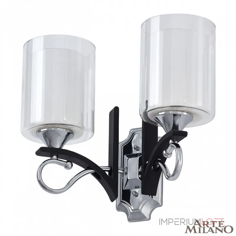Бра Arte Milano Florentia-9167 309167/2W Bk/Ni